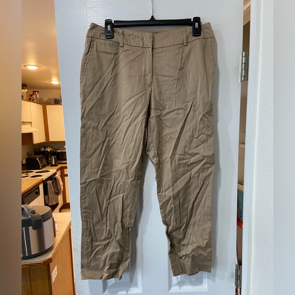 Cropped Beige Pants - Picture 1 of 6